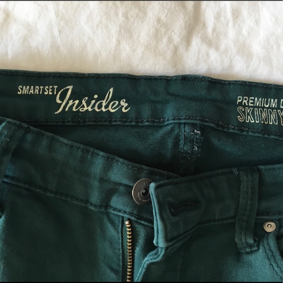 Smart Set. Green skinny Jeans - Picture 3 of 4